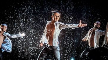 dancing in the rain