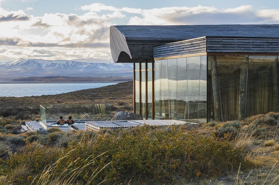 Tierra Patagonia piscina externa